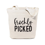 Freshly Picked Cotton Canvas Tote Bag - The Cotton and Canvas Co.