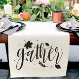Gather Canvas Table Runner - The Cotton and Canvas Co.