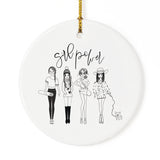 Girl Power Christmas Ornament - The Cotton and Canvas Co.