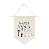 Girl Power Hanging Wall Banner - The Cotton and Canvas Co.