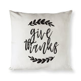 Give Thanks Pillow Cover - The Cotton and Canvas Co.