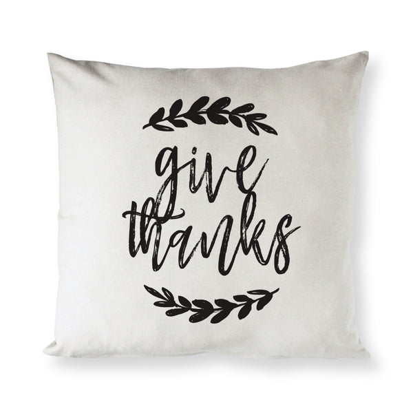 The Cotton and Canvas Co. Give Thanks Pillow Cover