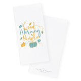 Good Morning Pumpkin Kitchen Tea Towel - The Cotton and Canvas Co.