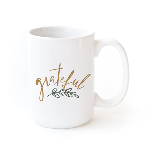 Grateful Coffee Mug - The Cotton and Canvas Co.