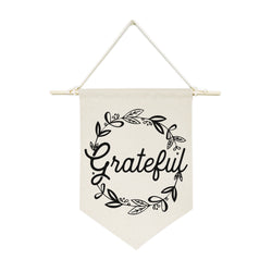 Grateful Hanging Wall Banner - The Cotton and Canvas Co.