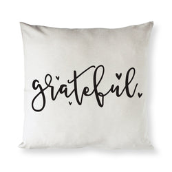 Grateful Throw Pillow Cover - The Cotton and Canvas Co.