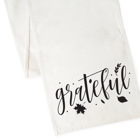 Grateful Cotton Canvas Table Runner - The Cotton and Canvas Co.