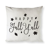 Happy Fall Ya'll Pillow Cover - The Cotton and Canvas Co.