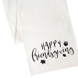 Happy Friendsgiving Canvas Table Runner - The Cotton and Canvas Co.