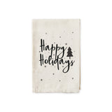 Happy Holidays Christmas Cotton Muslin Napkins - The Cotton and Canvas Co.