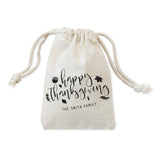 Personalized Happy Thanksgiving Favor Bags, 6-Pack - The Cotton and Canvas Co.