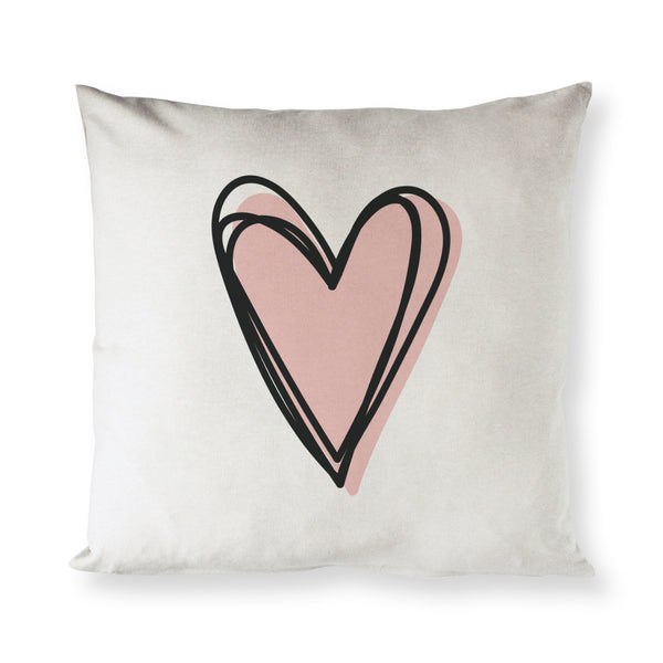 The Cotton and Canvas Co. Heart Pillow Cover