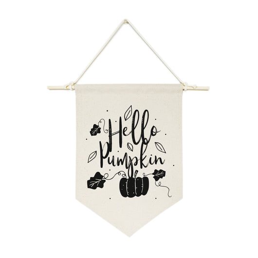 Hello Pumpkin Hanging Wall Banner - The Cotton and Canvas Co.