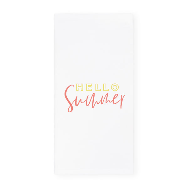 The Cotton and Canvas Co. Hello Summer Kitchen Tea Towel