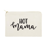 Hot Mama Cotton Canvas Cosmetic Bag - The Cotton and Canvas Co.