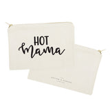Hot Mama Cotton Canvas Cosmetic Bag - The Cotton and Canvas Co.