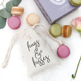 Hugs and Kisses Wedding Favor Bags, 6-Pack - The Cotton and Canvas Co.