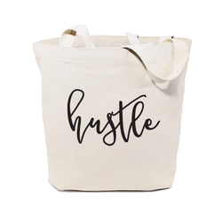 Hustle Cotton Canvas Tote Bag - The Cotton and Canvas Co.