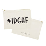 #IDGAF Cotton Canvas Cosmetic Bag - The Cotton and Canvas Co.