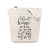 I Don't Know Where I'm Going But I'm On My Way Tote Bag - The Cotton and Canvas Co.