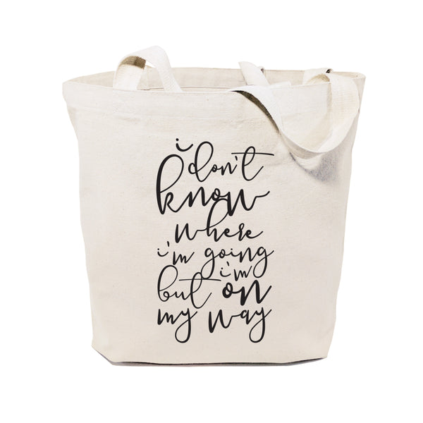 The Cotton and Canvas Co. I Don't Know Where I'm Going But I'm On My Way Tote Bag