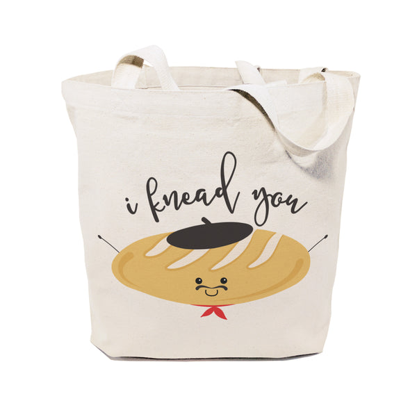 The Cotton and Canvas Co. I Knead You Cotton Canvas Tote Bag