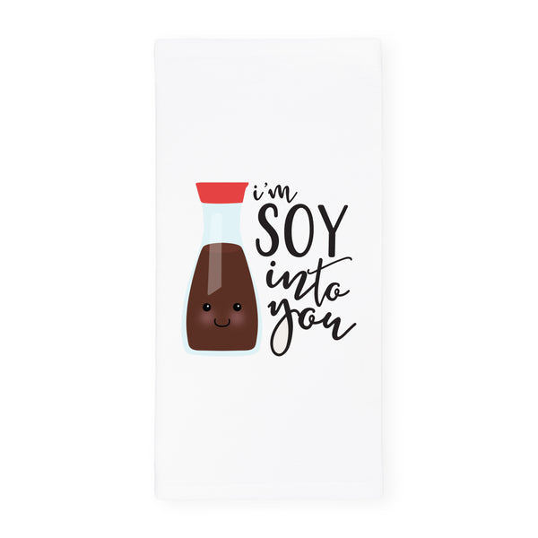 The Cotton and Canvas Co. I'm Soy into You Kitchen Tea Towel