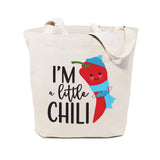 I'm A Little Chili Cotton Canvas Tote Bag - The Cotton and Canvas Co.