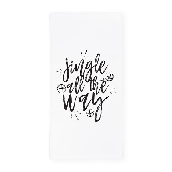 The Cotton and Canvas Co. Jingle All the Way Christmas Kitchen Tea Towel