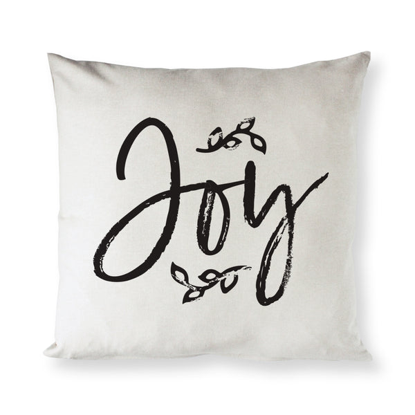 The Cotton and Canvas Co. Joy Christmas Holiday Pillow Cover