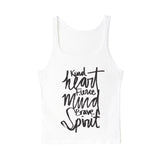 Kind Heart Fierce Mind Brave Spirit Tank - The Cotton and Canvas Co.
