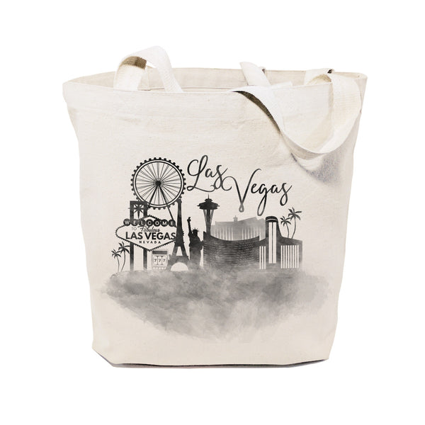 The Cotton and Canvas Co. Las Vegas Cityscape Cotton Canvas Tote Bag