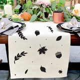 Fall Leaves Cotton Canvas Table Runner - The Cotton and Canvas Co.