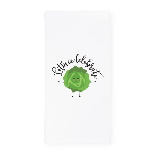 The Cotton and Canvas Co. Lettuce Celebrate! Kitchen Tea Towel
