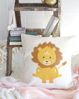 Lion Baby Pillow Cover - The Cotton and Canvas Co.