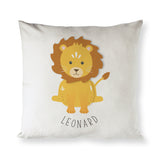 Personalized Lion Baby Pillow Cover - The Cotton and Canvas Co.