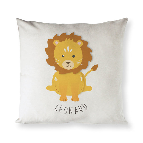 The Cotton and Canvas Co. Personalized Lion Baby Pillow Cover