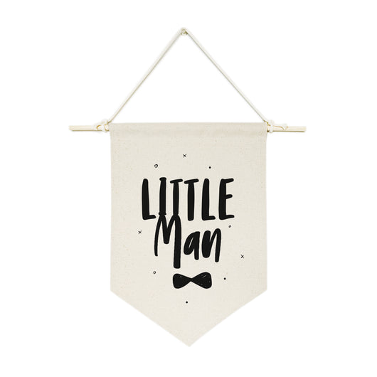 Little Man Hanging Wall Banner - The Cotton and Canvas Co.