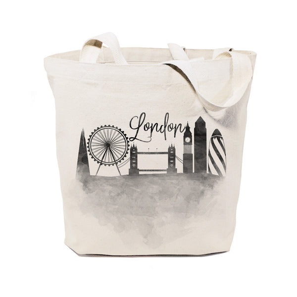 The Cotton and Canvas Co. London Cityscape Cotton Canvas Tote Bag