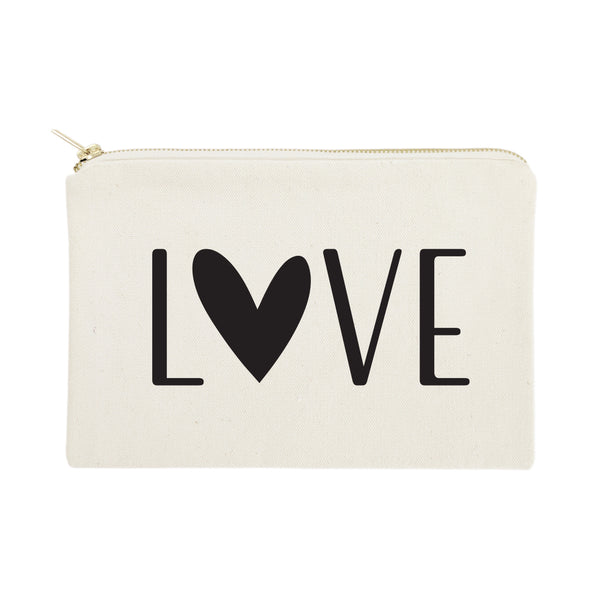 The Cotton and Canvas Co. Love Cotton Canvas Cosmetic Bag