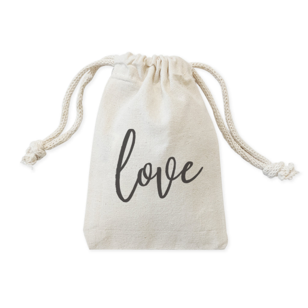 Love Wedding Favor Bags, 6-Pack – The Cotton & Canvas Co.