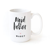 Maid of Honor Personalized Coffee Mug - The Cotton and Canvas Co.