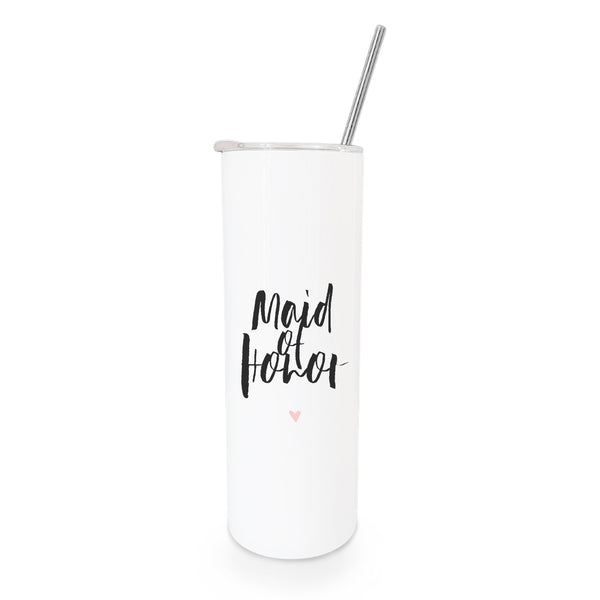 The Cotton and Canvas Co. Maid of Honor Wedding Tumbler