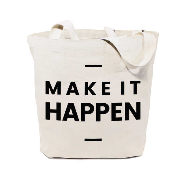 The Cotton and Canvas Co. Make It Happen Cotton Canvas Tote Bag