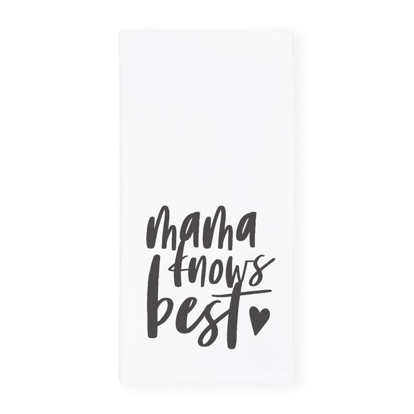 The Cotton and Canvas Co. Mama Knows Best Kitchen Tea Towel
