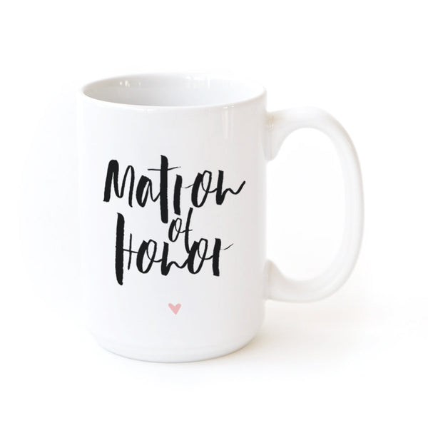 The Cotton and Canvas Co. Matron of Honor Coffee Mug