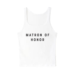 Modern Matron of Honor Tank - The Cotton and Canvas Co.