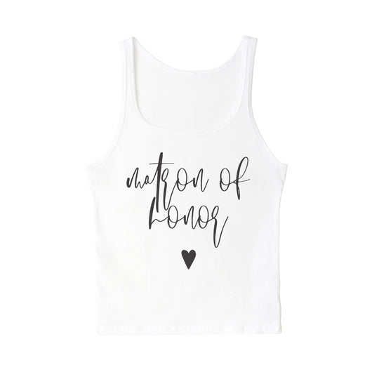 Matron of Honor Tank - The Cotton and Canvas Co.