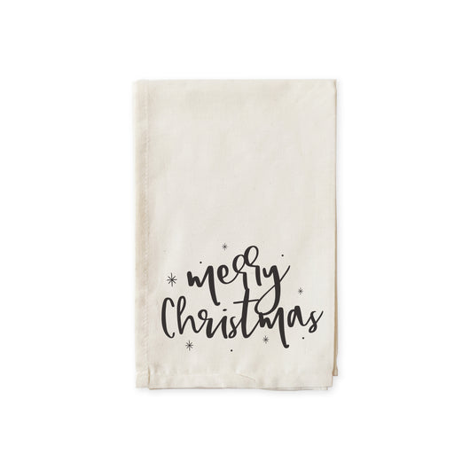 Merry Christmas Cotton Canvas Muslin Napkins - The Cotton and Canvas Co.
