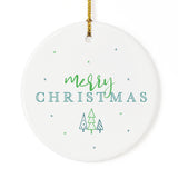 Modern Merry Christmas Ornament - The Cotton and Canvas Co.